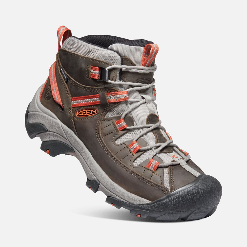 Keen Outdoor Bot Erkek Kahverengi - Targhee Ii Waterproof Mid - Türkiye SXZV54786